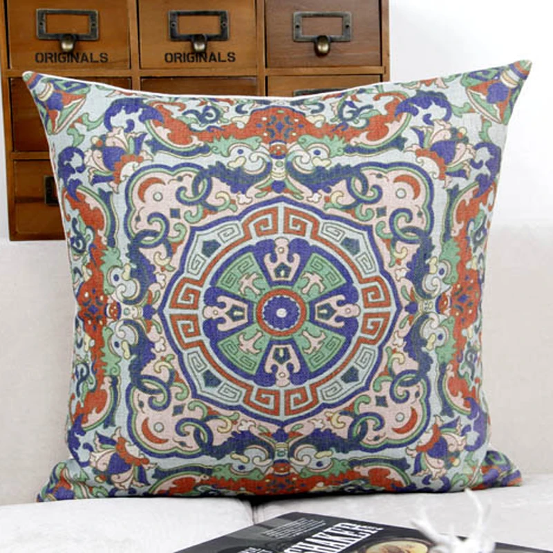 Мода Наволочки Винтаж Наволочка Диван Подушками Housse Де Coussin 2016 Белье Хлопок