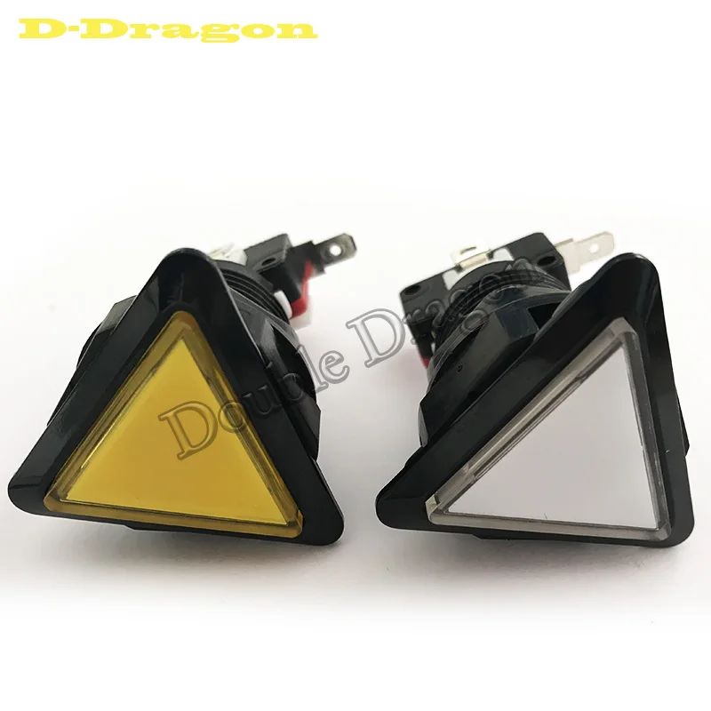 

20pcs triangle push buttons 5 colors 12V led with micro switching buttons