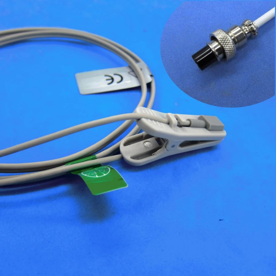 

Long cable adult ear clip spo2 sensor for RUIBO PM9000 old patient monitor