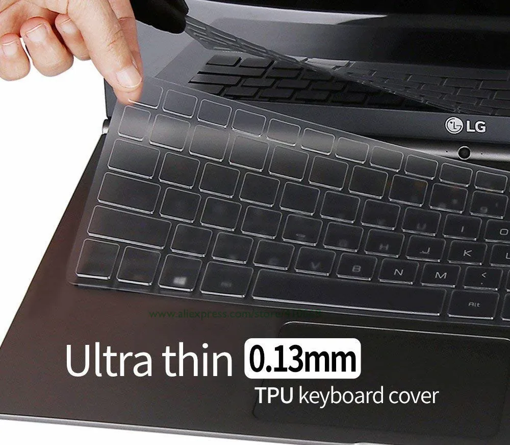 Для LG Gram 17 17Z990 17Z980 17,3 дюймов Чехол для клавиатуры ноутбука Защита кожи ультра тонкий высокий прозрачный ТПУ