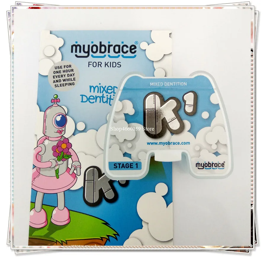 Комбинированный зубной тренажер MRC K1/Myobrace K1 стоматологический прибор для детей