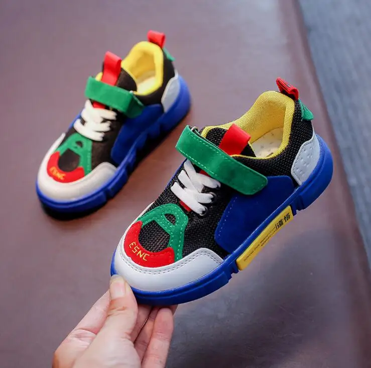 2019 autumn new children's sports shoes boys breathable mesh girls big children casual running kids sneakers 26-36 | Детская одежда