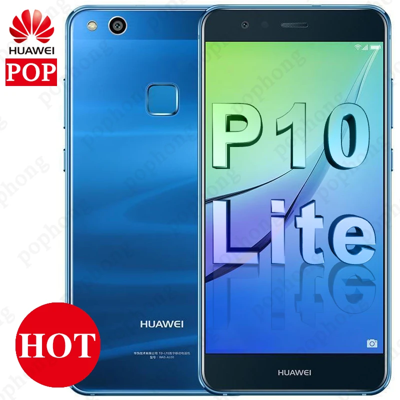 Huawei P10 Lite смартфон с 5 2 дюймовым дисплеем восьмиядерным процессором FHD 1920X1080 ОЗУ 4
