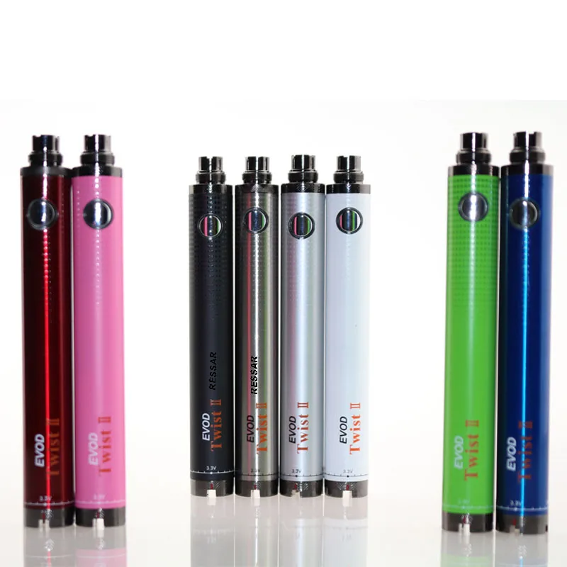 

5pcs/lot Evd Twist II Battery Variable Voltage Battery Evd Twist 2 Battery Fit For Ce4 Ce5 MT3 Atomizer