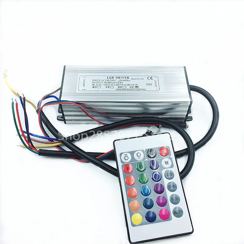 10 Вт 20 30 50 100 RGB светодиодный водонепроницаемый драйвер для светодиодного чипа COB