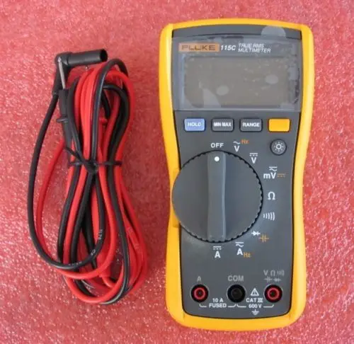 Полевой мультиметр Fluke 115C True RMS 1000 мкФ цифровой с подсветкой полевой подсветка