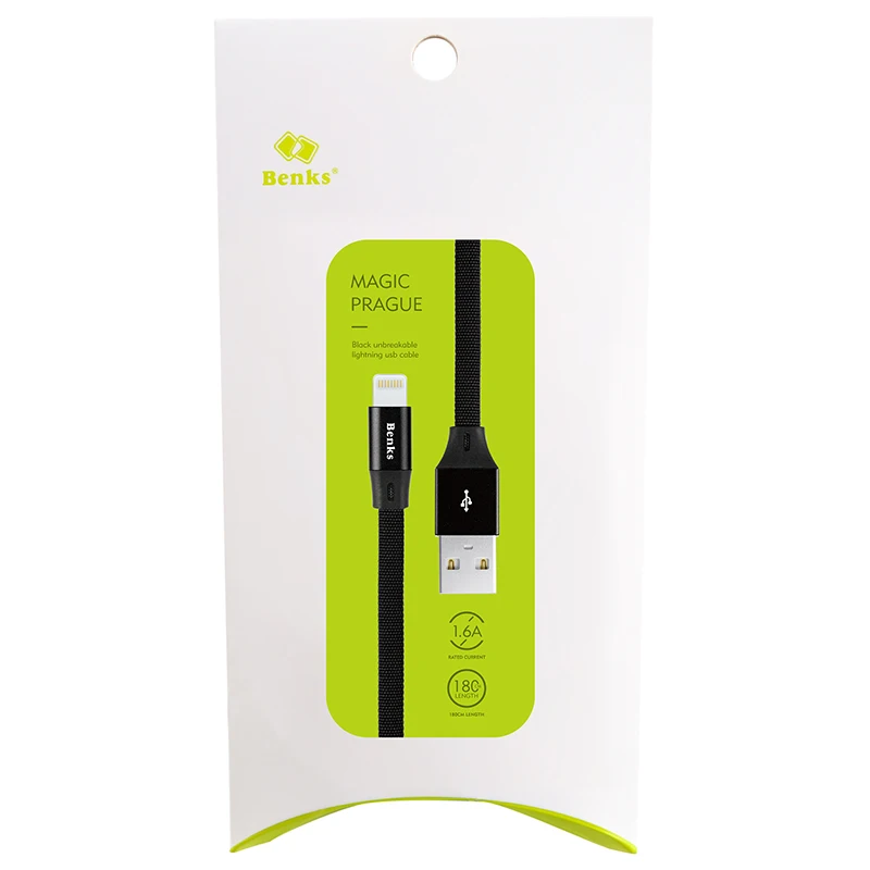 Benks 8 контактный usb кабель для iPhone 5 6 6s 7 X Xr Xs Max Data Sync 2A быстрое зарядное устройство