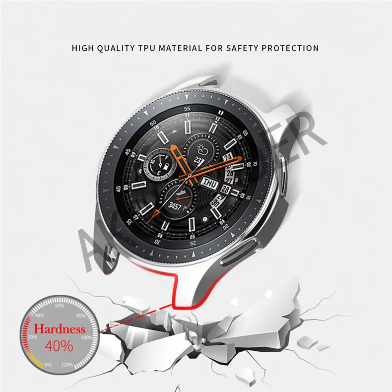 Сверхтонкий чехол для смарт часов Samsung Galaxy Watch 46 мм Классический мягкий Gear S3 Frontier