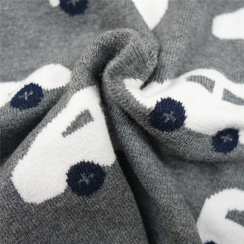 Brand Kids Sweater Boys Sweaters Fall 2019 Car Printing Pullover Knit Winter Thick Children Clothing Knitted | Мать и ребенок