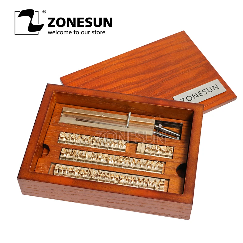 ZONESUN пользовательский латунный штамп DIY металлический фотографический символ