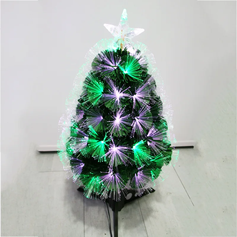 

Искусственная новогодняя елка, 60 см, 110 В, искусственное волокно, Рождественская елка для дома, Рождественский Декор