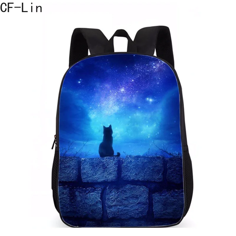 2019 New Galaxy из мультфильма Чеширского Кота или школьный рюкзак 3D животного котенка