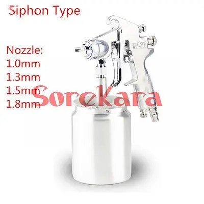 

Air Paint Spray Gun 1.5mm Nozzle For Car /Furniture Siphon Type Capacity 600CC