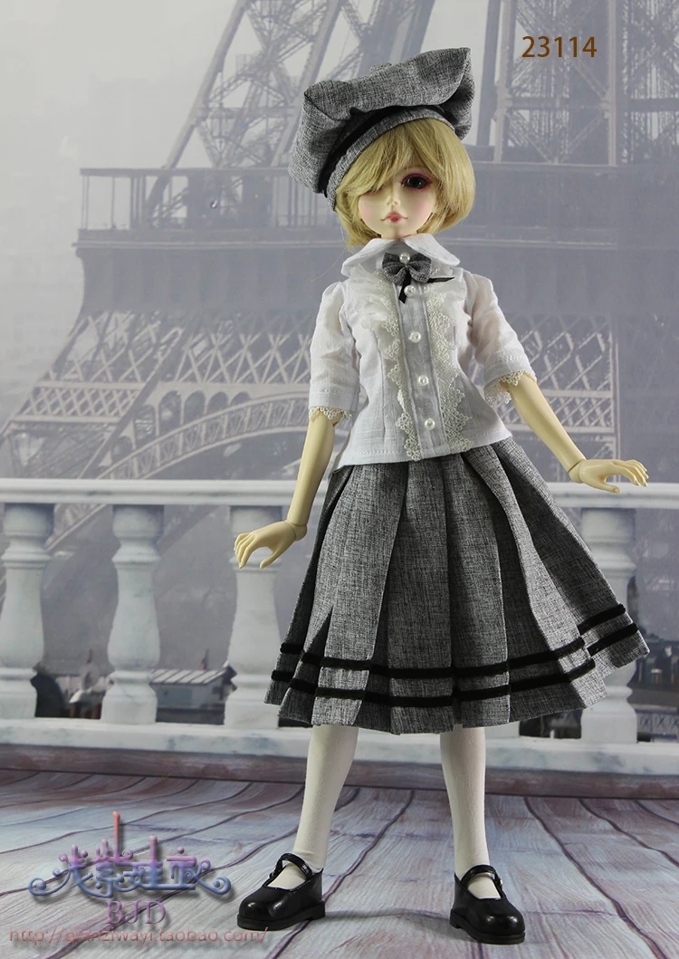 1/4 1/3 весы BJD рубашка + юбка шляпа набор для BJD/SD Одежда куклы аксессуары не включены