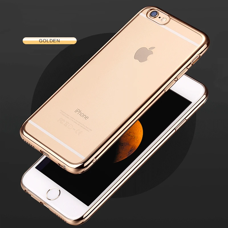 Чехол для iphone 7 8 plus 6 6s X XS MAX SE прозрачный мягкий чехол из ТПУ с защитой от падения |