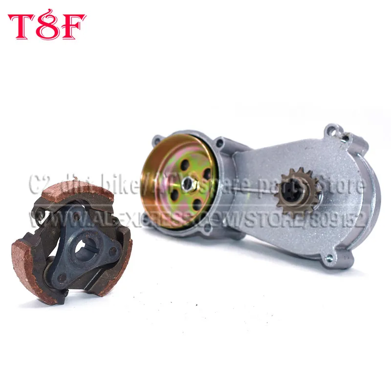 

Mini Moto Iron Clutch and T8F Clutch Drum Gear Box 11T 13T 14T 17T 19T 20T For 47cc 49cc Minimoto Kid Mini ATV Quad Dirt Bike