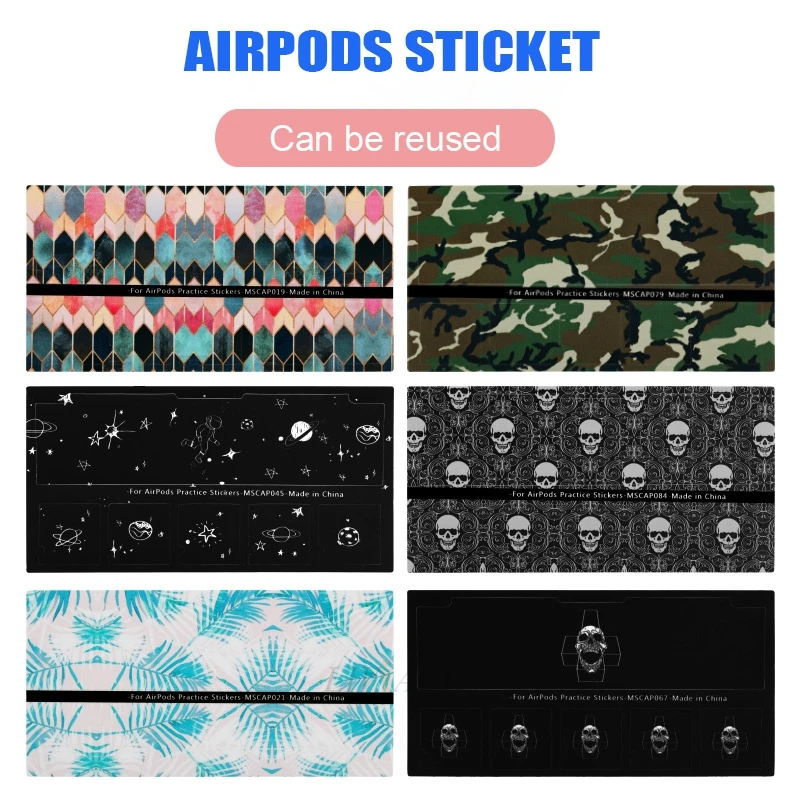 Скины Наклейка для apple Оригинальный airpods Мультфильм защитный чехол airpod air pods