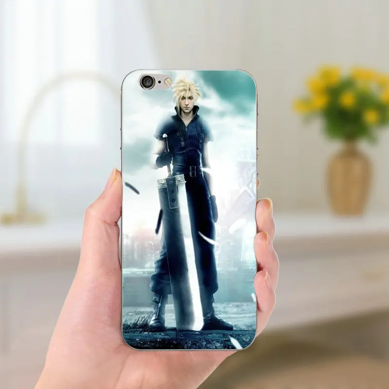 Модные Final Fantasy Noctis для iPhone 8 7 6 S Plus X 5 5S SE 5C 4 Coque Shell новые модные силиконовые мягкие