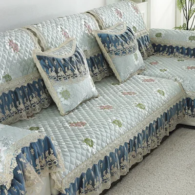 

Linen sofa cushion, four seasons universal non-slip cushion, European sofa towel