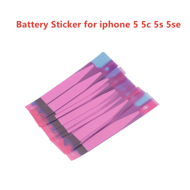 10 шт./лот клейкая наклейка для батареи iPhone 5 5c 5s 5se двойная лента Потяните клей