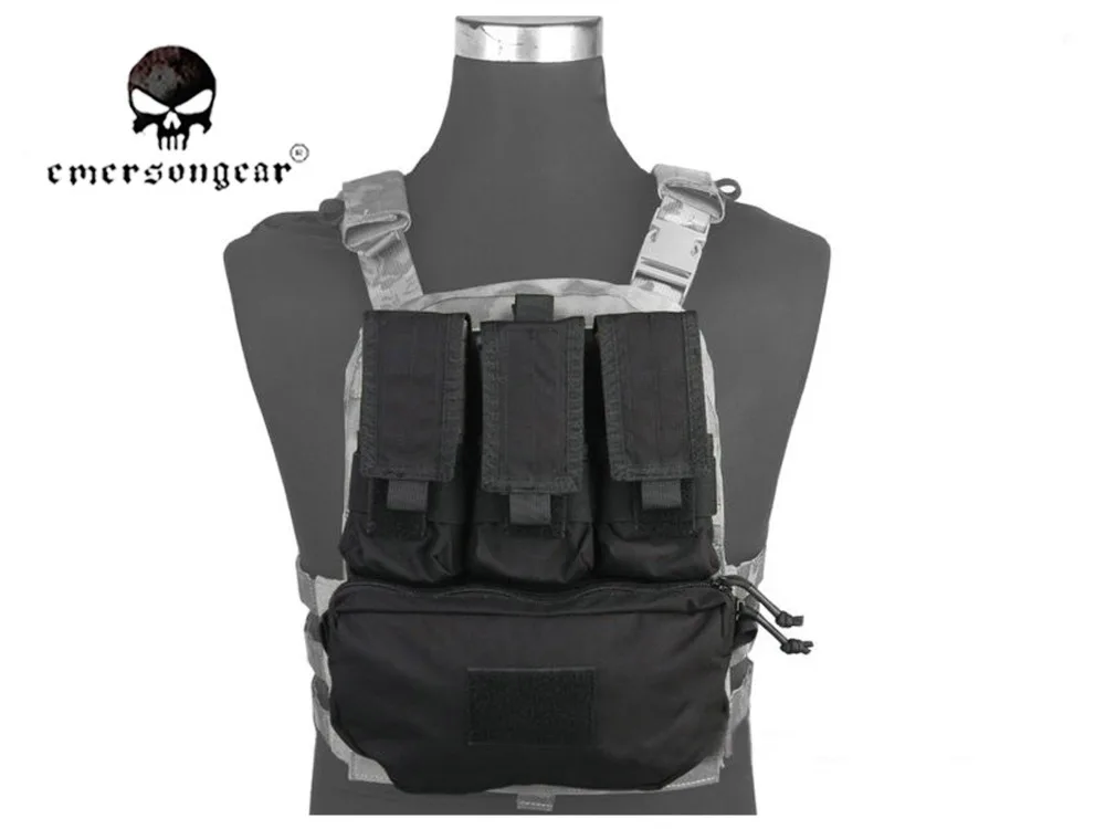 EmersonGear Assault Back Panel Airsoft Combat Molle Vest Pouch EM9300