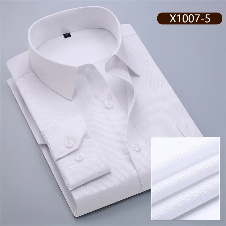 10XL рубашки мужские с длинным рукавом Повседневная Весенняя хлопковая деловая мужская рубашка мужская железная очень большого размера плюс 6XL 7XL 8XL 9XL