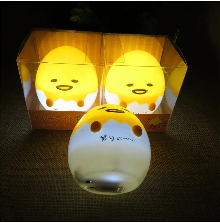 7 см Новинка Gudetama Lazy яйцо желтка Brother мини свет креативные Ночники для ребенка стол с домашним декором освещение
