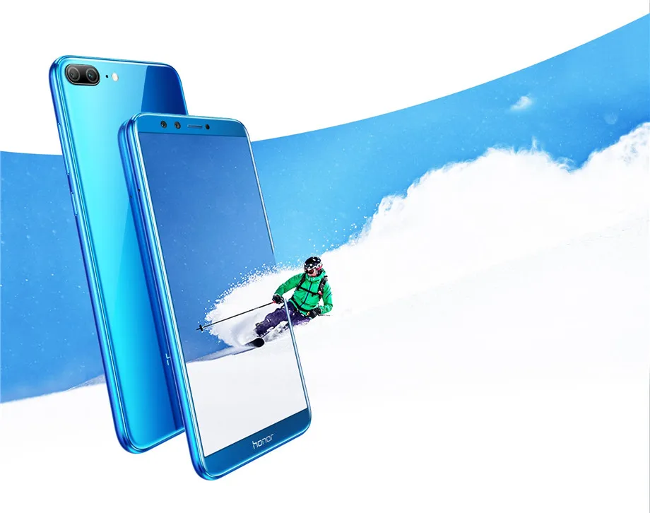 Мобильный телефон HONOR 9 lite с глобальной прошивкой, 4 ГБ, 32 ГБ, 5,65 дюймов, Kirin 659, четыре ядра, Android 8,0, отпечаток пальца, ID, 4 камеры, 2160x1080
