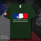 Мужская футболка FRA FR, французская футболка из 2018 футболка из Джерси хлопка, футболка для национальной сборной, хлопковая, для встреч, фанатов, тренажерных залов, фитнеса, 20