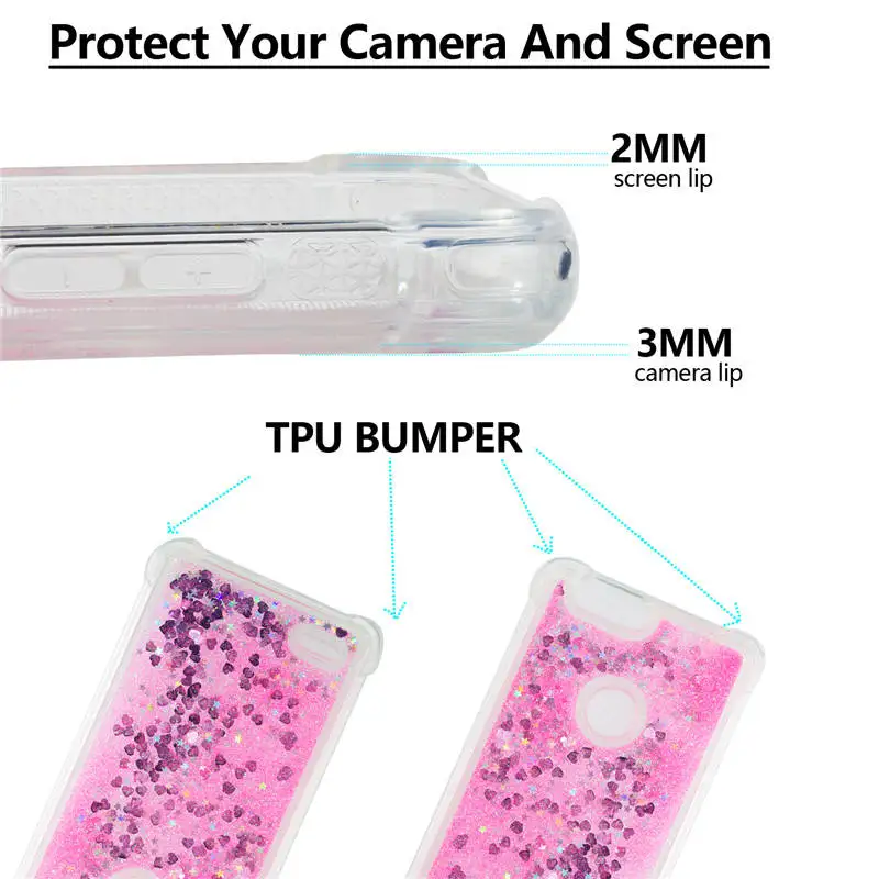 Phone Case for ZTE Blade Z Max Z982 Glitter Liquid Quicksand Shockproof Soft Cover For Pro 2 Capa | Мобильные телефоны и