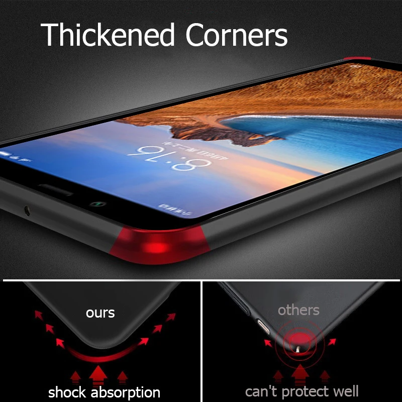 Чехол Raugee для Xiaomi Redmi 7A ультра тонкий мягкий силиконовый чехол 7 Y3 Note Pro матовая