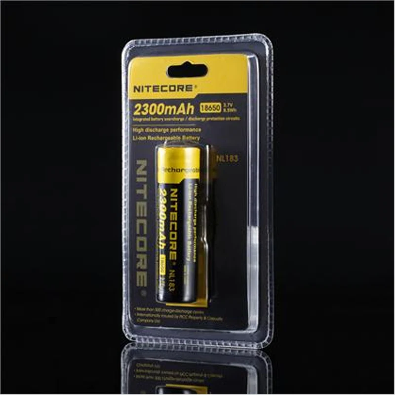 NITECORE Новый I4 зарядное устройство OLED экран + 18650 2300mAh NL183 3 7 V 8.5Wh литий ионная