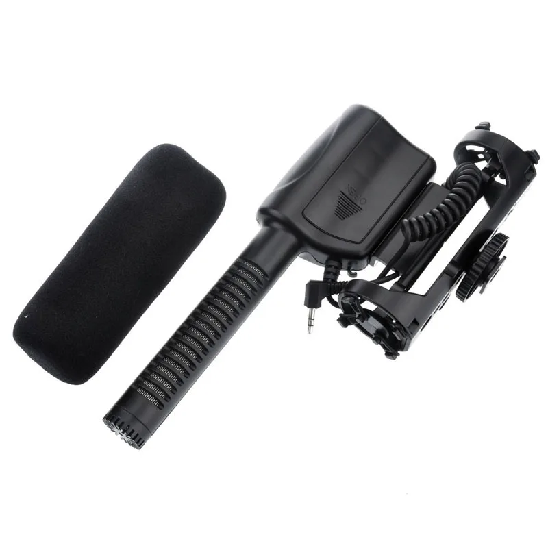 Двойной микрофон для Canon 750D 700D 5D3 1200D Nikon D5500 D5300 Pentax DSLR Camera DV Camcorder Studio|pentax dslr|for canonnikon