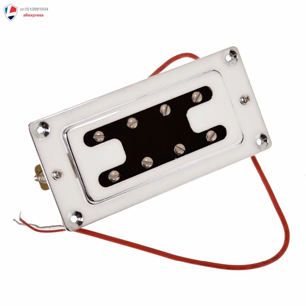 Хром хамбакер мост шеи набор звукоснимателей для Rickenbacker Запчасти бас-гитары |