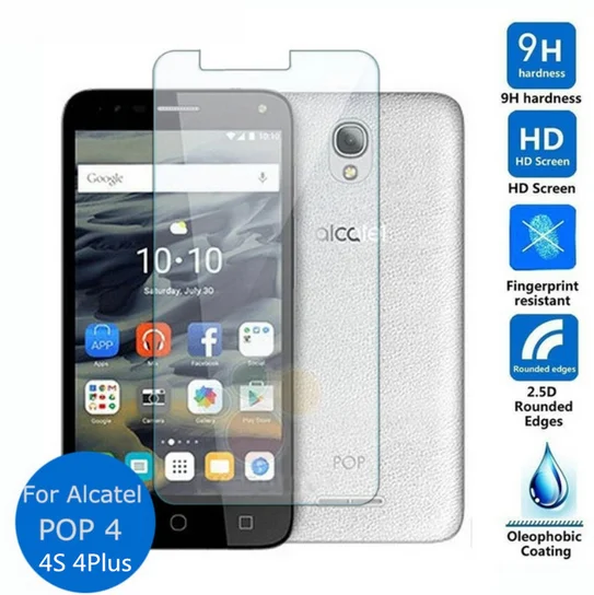 Закаленное стекло для Alcatel One Touch POP 4 Plus 5 дюйма защита экрана 0 3 мм 2.5D 9h Защитная