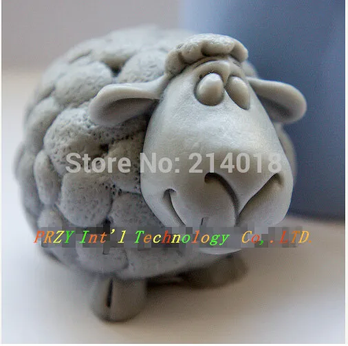 Горячая Распродажа DIY 3D формы для мыла в форме овцы силиконовая форма украшения