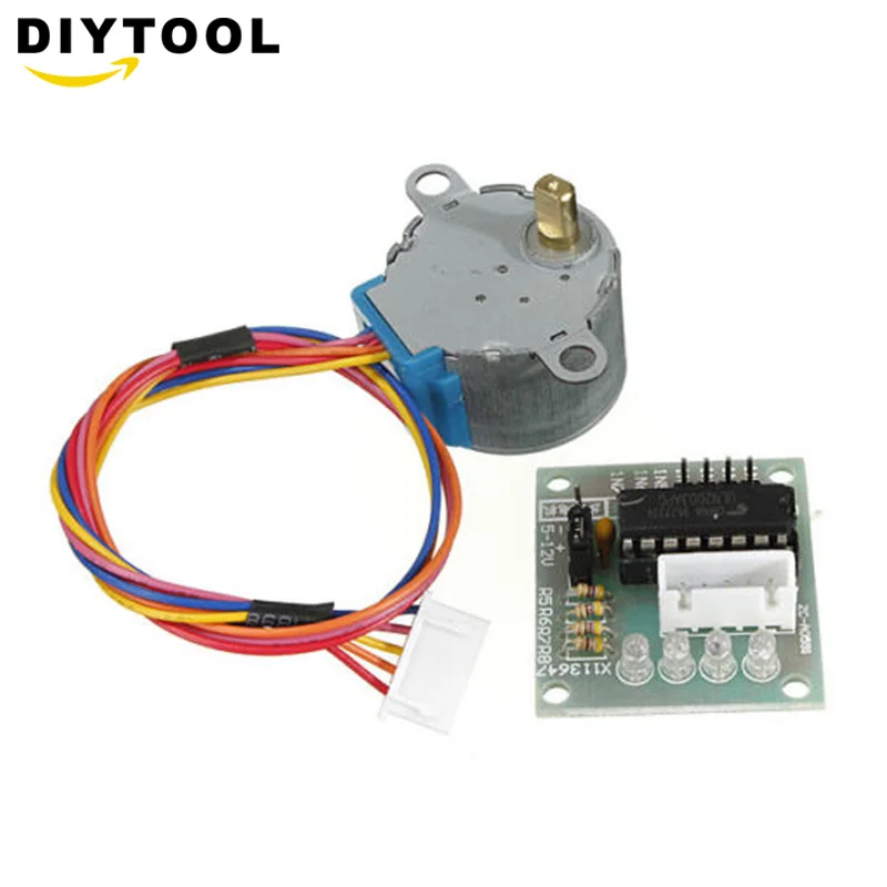 Умная электроника 28BYJ 48 5V 4 Фаза постоянного Шестерни шаговый двигатель + ULN2003