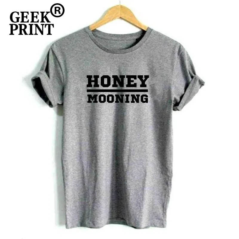 Женские топы с принтом мед футболки для леди праздничный свадебный подарок жены