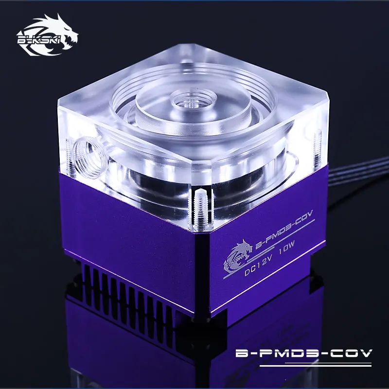 Bykski B-PMD3-COV PWM водяного охлаждения 15 Вт 600л/ч DDC насос Наборы с светодиодный свет варианты нескольких цветов