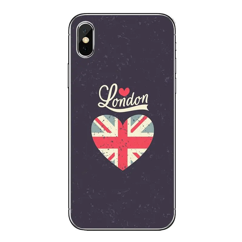 London арт для samsung Galaxy A5 A6 A7 A8 A9 J4 J5 J7 J8 2017 2018 Plus Prime мягкий прозрачный shell охватывает |