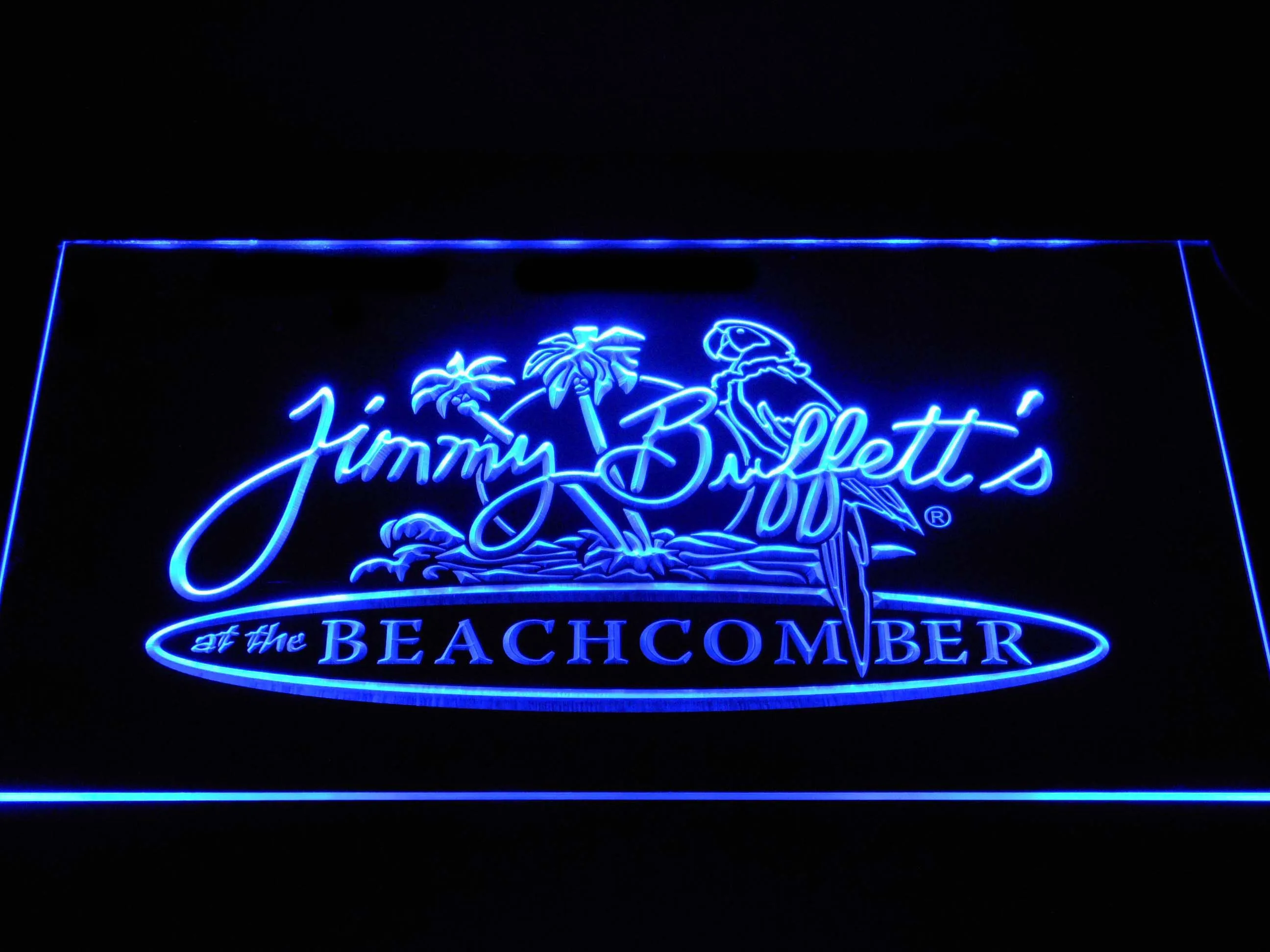 

a265 Jimmy Buffett Margaritaville LED Neon Light Signs with On/Off Switch 7 Colors to choose