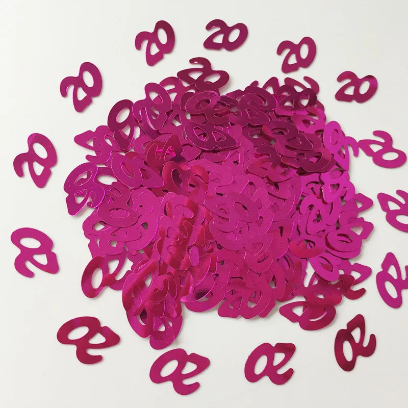 Настольное украшение для вечевечерние НКИ в честь 20 го дня рождения 15 г|party table