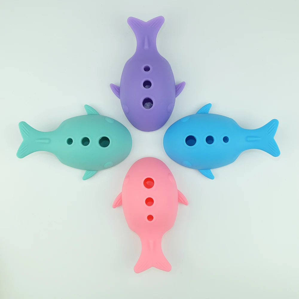 Кисть в форме рыбы силиконовая для макияжа очищающее средство косметический