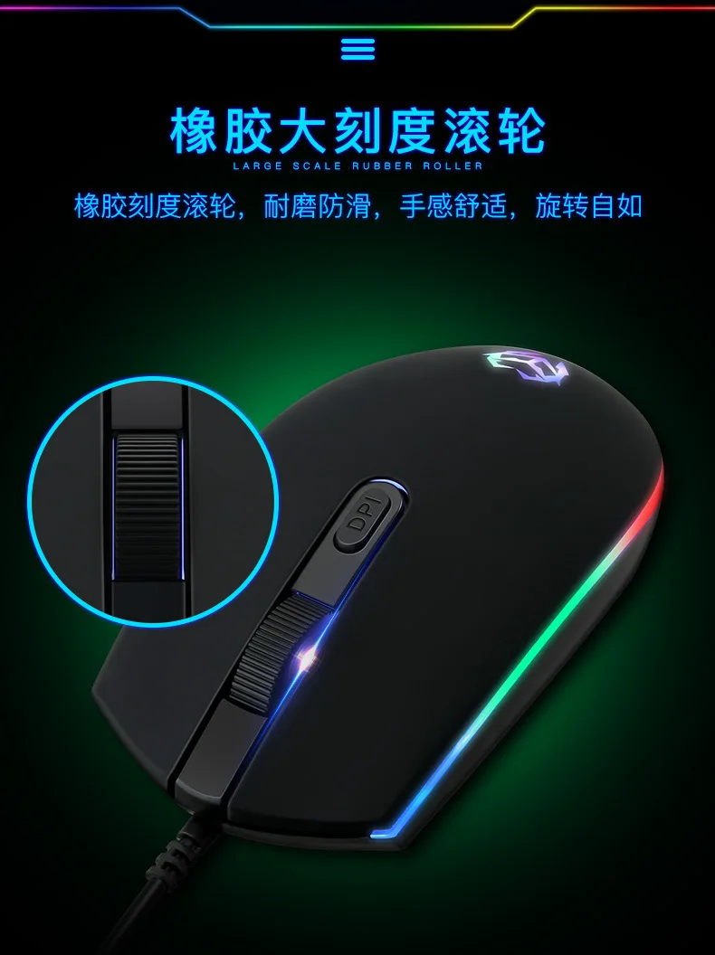 Проводная игровая мышь, настольный компьютер, USB ноутбук, офисная, домашняя, CF, есть курица, оборудование, отягчающая, внешняя мышь