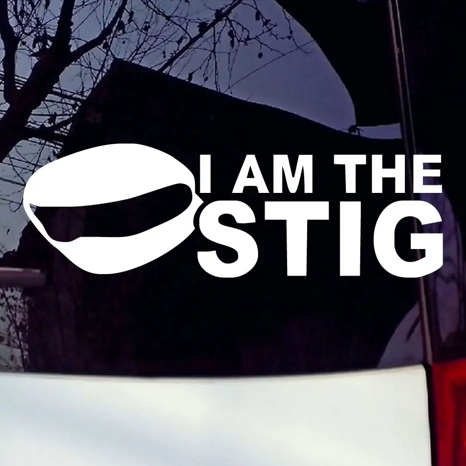 Наклейка «Я Стиг большие», наклейка на автомобиль, окно, велосипед, грязь, Jdm, допинг, Filthiest Redsun