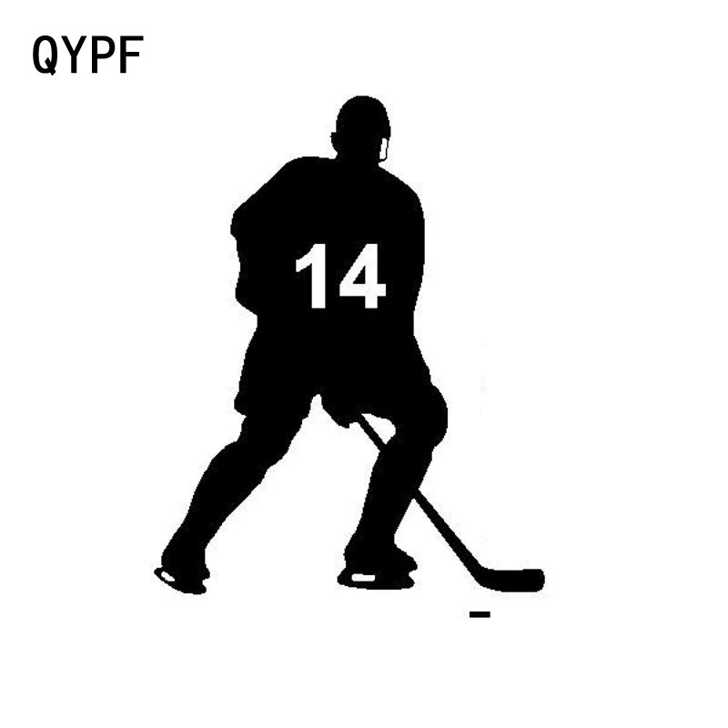 

QYPF 15,2 см * 19,8 см автомобильный Стайлинг модный хоккейный корпус виниловые автомобильные наклейки S2-0439