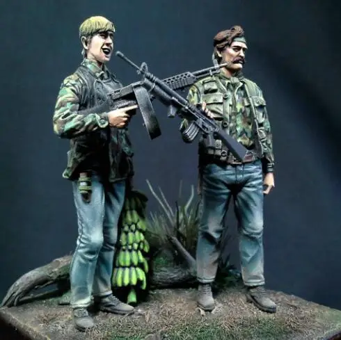 1/35 США темно синее уплотнение (Вьетнамская война) не имеет базовую модель Смолы