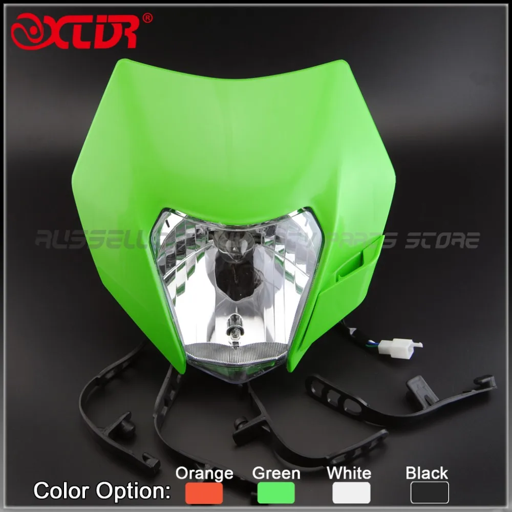 Motorcycle 12 V Dirt Bike Motocross Headlamp Supermoto Universal LED Headlight For KTM SX EXC XCF SXF SMR 2016 | Автомобили и