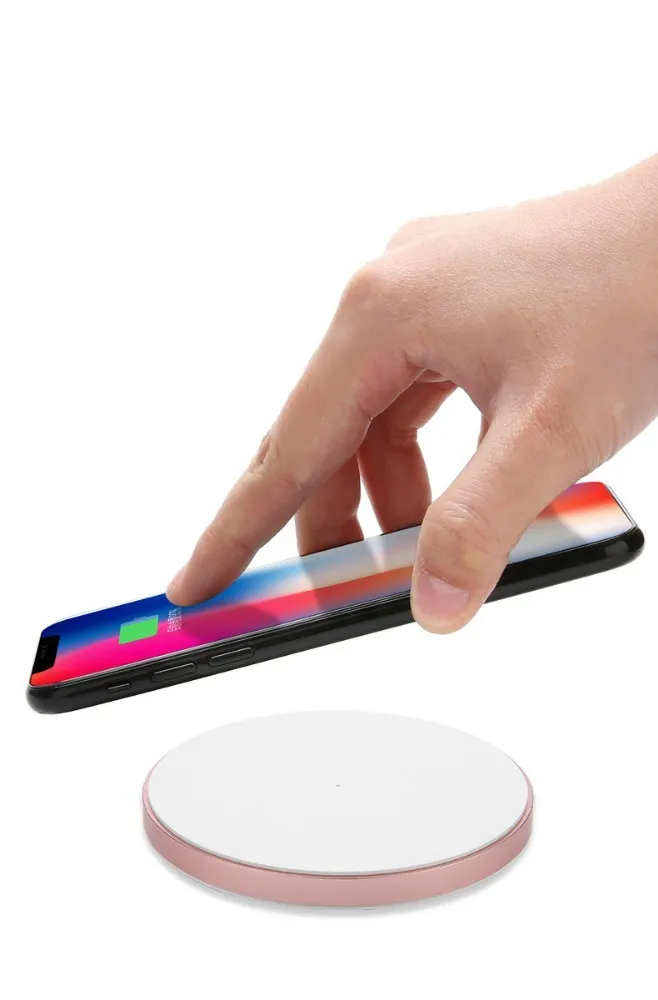 Qi Беспроводной Зарядное устройство для IPhone 8 XR XS Max QC3.0 10 W быстрая зарядки samsung S9 S8