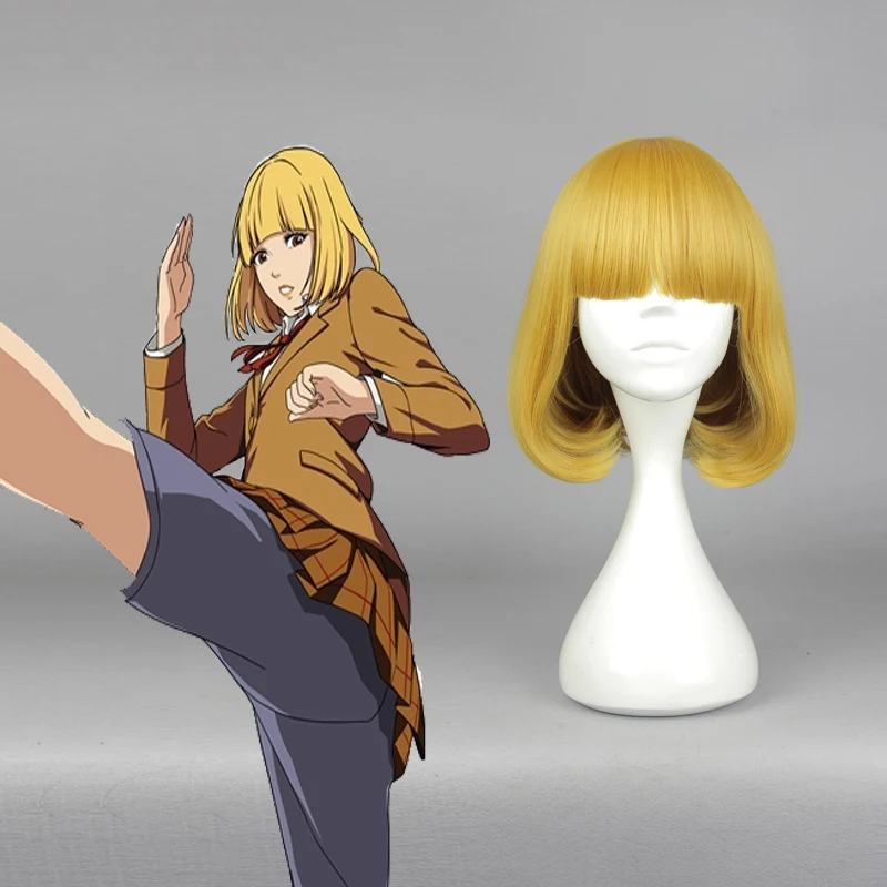Аниме Prison School Косплей парик Hana Midorikawa парики термостойкие синтетические Хэллоуин